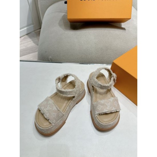 2024SS デザイン高い LOUIS VUITTON ルイヴィトン レディースサンダル 2024SS デザイン高い LOUIS VUITTON ルイヴィトン レディースサンダル