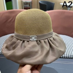 CHANEL シャネル 最新先取りおしゃれなロゴ入り 2024SS 帽子