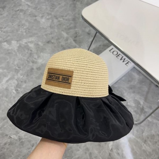 DIOR ディオール 使えて可愛いデザイン夏新品 2024SS 帽子 DIOR ディオール 使えて可愛いデザイン夏新品 2024SS 帽子