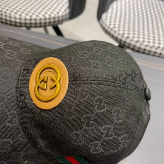 GUCCI グッチ 上品ですっきり、好感度抜群 2024SS 帽子 GUCCI グッチ 上品ですっきり、好感度抜群 2024SS 帽子