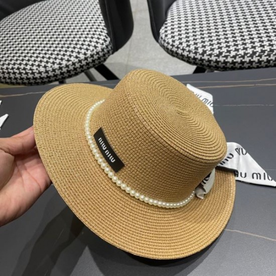 MIU MIU ミュウミュウ セールで嬉しい入荷 2024SS 帽子 MIU MIU ミュウミュウ セールで嬉しい入荷 2024SS 帽子