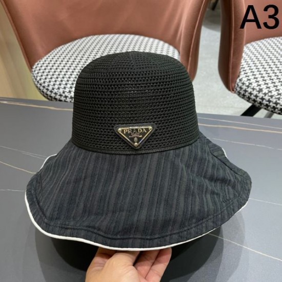 PRADA プラダ お洒落さんの愛用率が高い 2024SS 帽子 PRADA プラダ お洒落さんの愛用率が高い 2024SS 帽子