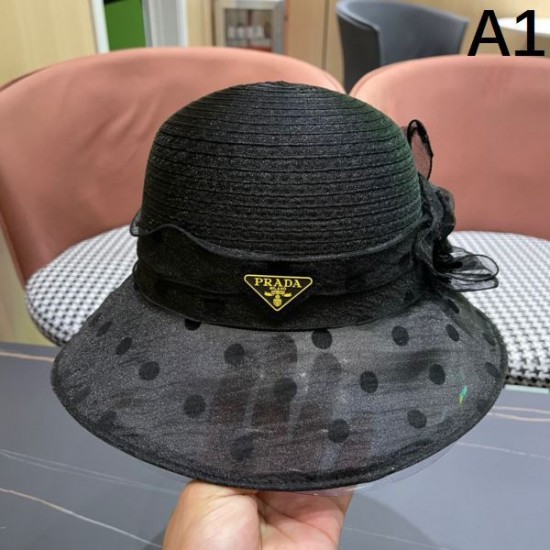 PRADA プラダ この夏は目を引くスタイル 2024SS 帽子 PRADA プラダ この夏は目を引くスタイル 2024SS 帽子