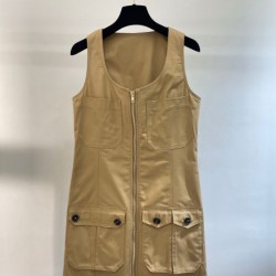 2024SS ワンピース CHLOE クロエ 最新先取りおしゃれなロゴ入り 