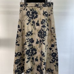 2024SS ロングスカート DIOR ディオール 最新先取りおしゃれなロゴ入り 