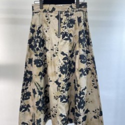 2024SS ロングスカート DIOR ディオール 最新先取りおしゃれなロゴ入り 
