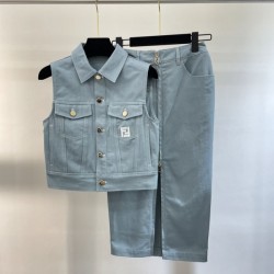 2024SS 上下セット FENDI フェンデイ 普段使いに最適の大人スタイル