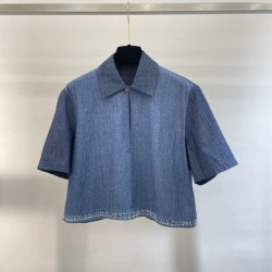 2024SS デニム半袖 LOEWE ロエベ 新作セール価格でゲット 
