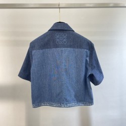 2024SS デニム半袖 LOEWE ロエベ 新作セール価格でゲット 