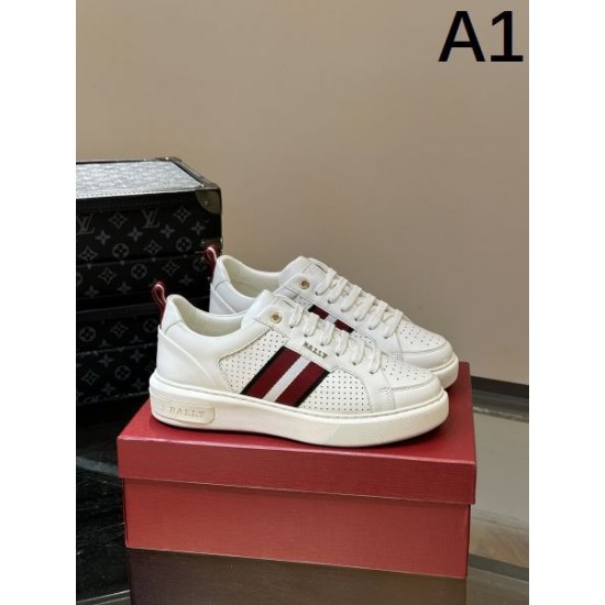 BALLY バリー 夏や秋口に活躍する 2024SS メンズ用 カジュアルシューズ BALLY バリー 夏や秋口に活躍する 2024SS メンズ用 カジュアルシューズ