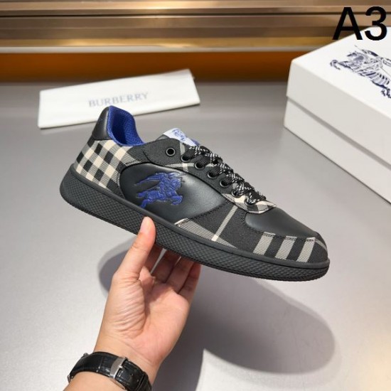 BURBERRY バーバリー 今季初登場の新作 2024SS メンズ用 カジュアルシューズ BURBERRY バーバリー 今季初登場の新作 2024SS メンズ用 カジュアルシューズ