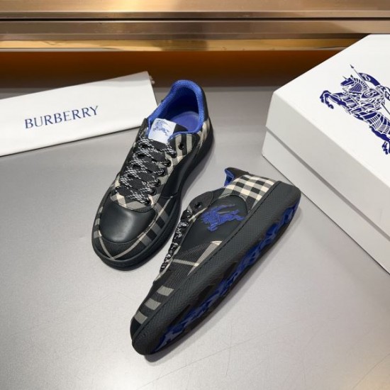 BURBERRY バーバリー 今季初登場の新作 2024SS メンズ用 カジュアルシューズ BURBERRY バーバリー 今季初登場の新作 2024SS メンズ用 カジュアルシューズ