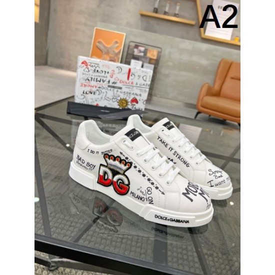 DOLCE＆GABBANA ドルチェ＆ガッバーナ モダンスタイル 2024SS メンズ用 カジュアルシューズ