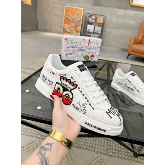 DOLCE＆GABBANA ドルチェ＆ガッバーナ モダンスタイル 2024SS メンズ用 カジュアルシューズ