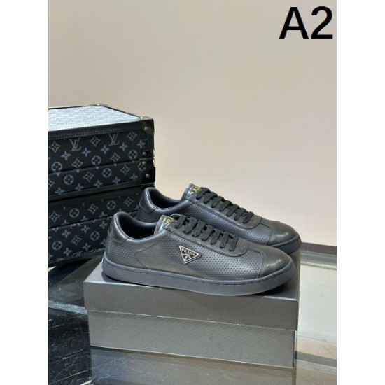 PRADA プラダ 夏のいいのアイテム 2024SS メンズ用 カジュアルシューズ PRADA プラダ 夏のいいのアイテム 2024SS メンズ用 カジュアルシューズ