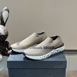 ARMANI アルマーニ 春夏のコレクションで新作 2024SS メンズ用 スニーカー