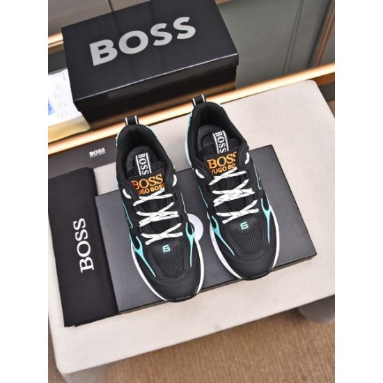 HUGO BOSS ヒューゴボス 着やすい色味 2024SS メンズ用 スニーカー HUGO BOSS ヒューゴボス 着やすい色味 2024SS メンズ用 スニーカー