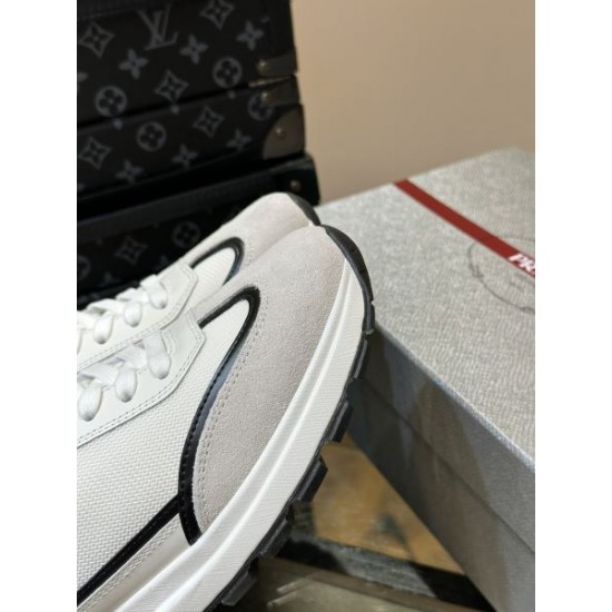 PRADA プラダ 存在感絶大スタイル 2024SS メンズ用 スニーカー PRADA プラダ 存在感絶大スタイル 2024SS メンズ用 スニーカー