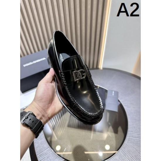 DOLCE&GABBANA ドルチェ&ガッバーナ 超定番 2024SS メンズ用 ビジネスシューズ DOLCE&GABBANA ドルチェ&ガッバーナ 超定番 2024SS メンズ用 ビジネスシューズ