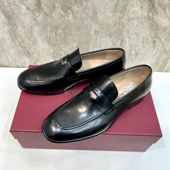 FERRAGAMO サルヴァトーレ フェラガモ これで完璧 2024SS メンズ用 ビジネスシューズ FERRAGAMO サルヴァトーレ フェラガモ これで完璧 2024SS メンズ用 ビジネスシューズ
