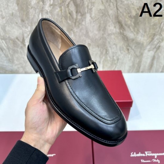 FERRAGAMO サルヴァトーレ フェラガモ 話題沸騰中 2024SS メンズ用 ビジネスシューズ