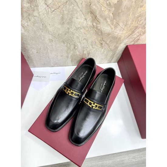 FERRAGAMO サルヴァトーレ フェラガモ 海外大人気 2024SS メンズ用 ビジネスシューズ FERRAGAMO サルヴァトーレ フェラガモ 海外大人気 2024SS メンズ用 ビジネスシューズ