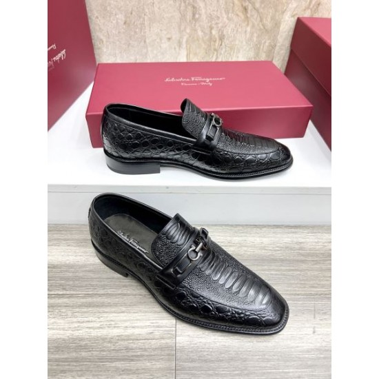 FERRAGAMO サルヴァトーレ フェラガモ 絶対欲しい 2024SS メンズ用 ビジネスシューズ FERRAGAMO サルヴァトーレ フェラガモ 絶対欲しい 2024SS メンズ用 ビジネスシューズ