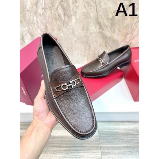 FERRAGAMO サルヴァトーレ フェラガモ 最新作入荷 2024SS メンズ用 ビジネスシューズ FERRAGAMO サルヴァトーレ フェラガモ 最新作入荷 2024SS メンズ用 ビジネスシューズ