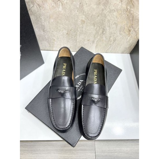 PRADA プラダ ファン必見の春夏新作 2024SS メンズ用 ビジネスシューズ PRADA プラダ ファン必見の春夏新作 2024SS メンズ用 ビジネスシューズ