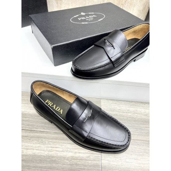 PRADA プラダ ファン必見の春夏新作 2024SS メンズ用 ビジネスシューズ PRADA プラダ ファン必見の春夏新作 2024SS メンズ用 ビジネスシューズ