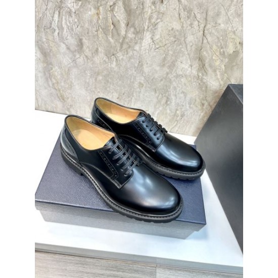 PRADA プラダ 高級ブランド超安特価 2024SS メンズ用 ビジネスシューズ PRADA プラダ 高級ブランド超安特価 2024SS メンズ用 ビジネスシューズ