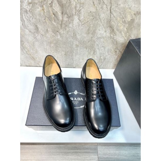 PRADA プラダ 高級ブランド超安特価 2024SS メンズ用 ビジネスシューズ PRADA プラダ 高級ブランド超安特価 2024SS メンズ用 ビジネスシューズ