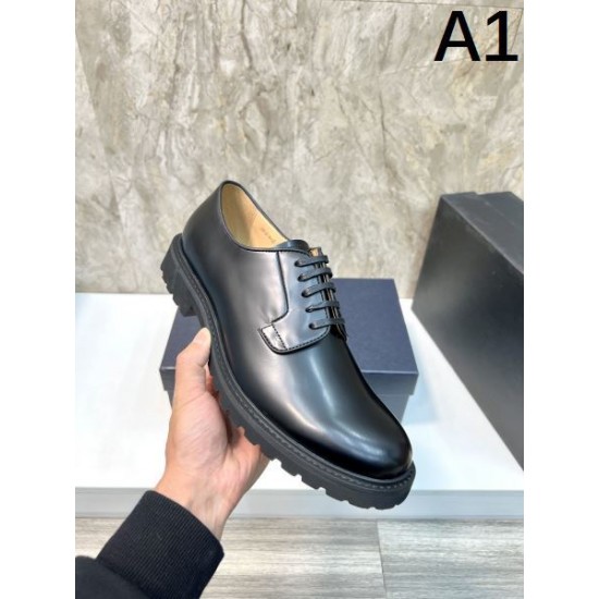 PRADA プラダ 夏のコーデにぴったり 2024SS メンズ用 ビジネスシューズ PRADA プラダ 夏のコーデにぴったり 2024SS メンズ用 ビジネスシューズ