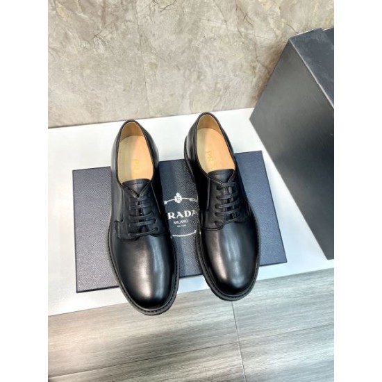 PRADA プラダ 夏のコーデにぴったり 2024SS メンズ用 ビジネスシューズ PRADA プラダ 夏のコーデにぴったり 2024SS メンズ用 ビジネスシューズ