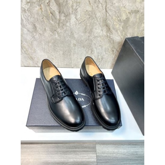 PRADA プラダ 夏のコーデにぴったり 2024SS メンズ用 ビジネスシューズ PRADA プラダ 夏のコーデにぴったり 2024SS メンズ用 ビジネスシューズ