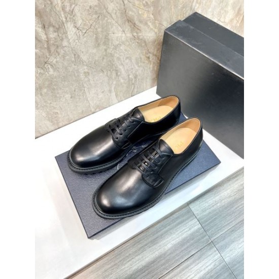 PRADA プラダ 夏のコーデにぴったり 2024SS メンズ用 ビジネスシューズ PRADA プラダ 夏のコーデにぴったり 2024SS メンズ用 ビジネスシューズ