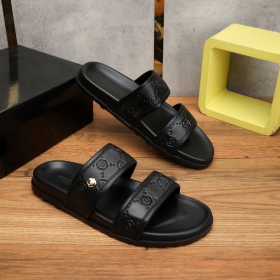 PHILIPP PLEIN フィリッププレイン セールお早めに 2024SS メンズ用 サンダル PHILIPP PLEIN フィリッププレイン セールお早めに 2024SS メンズ用 サンダル