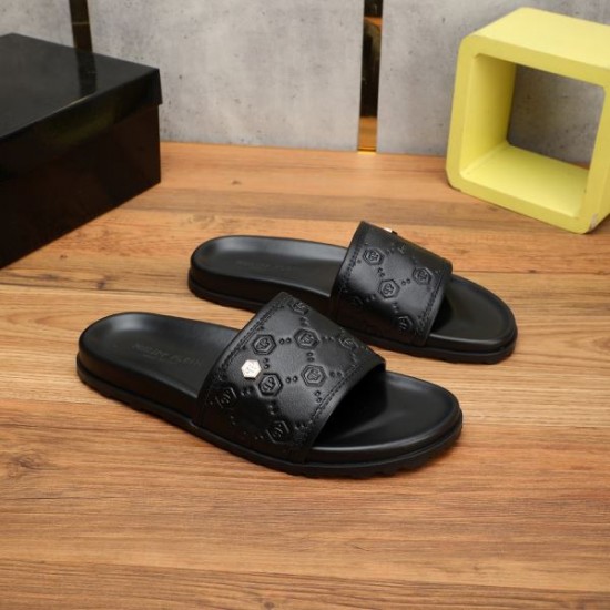 PHILIPP PLEIN フィリッププレイン 永遠の定番商品 2024SS メンズ用 サンダル PHILIPP PLEIN フィリッププレイン 永遠の定番商品 2024SS メンズ用 サンダル