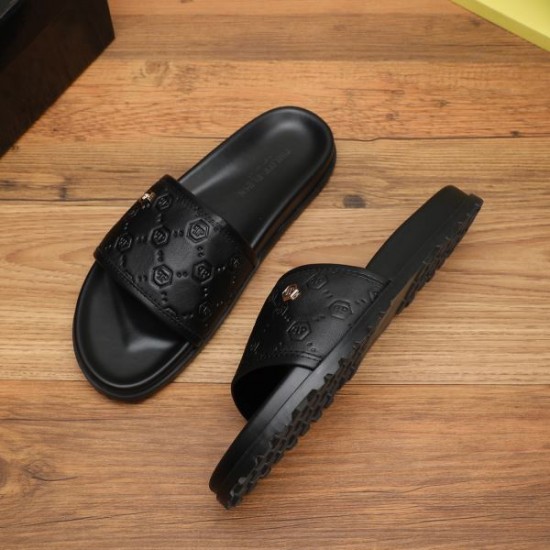 PHILIPP PLEIN フィリッププレイン 永遠の定番商品 2024SS メンズ用 サンダル PHILIPP PLEIN フィリッププレイン 永遠の定番商品 2024SS メンズ用 サンダル
