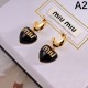 MIU MIU ミュウミュウ 芸能人愛用 2024SS イヤリング MIU MIU ミュウミュウ 芸能人愛用 2024SS イヤリング