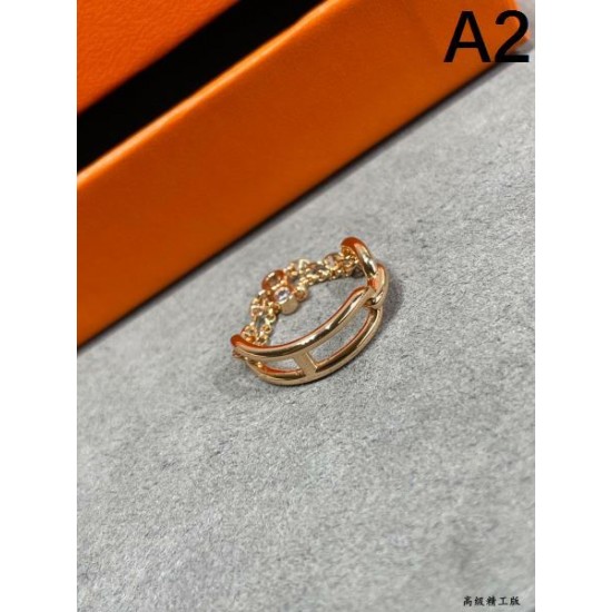 HERMES エルメス レトロ感のあるデザイン 2024SS リング