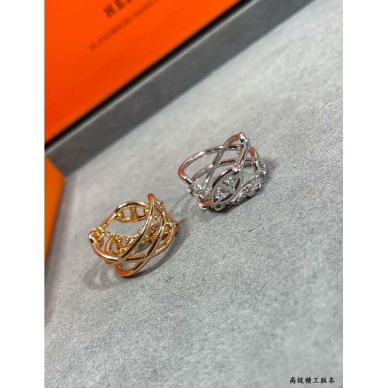 HERMES エルメス オシャレだけど疲れない 2024SS リング HERMES エルメス オシャレだけど疲れない 2024SS リング