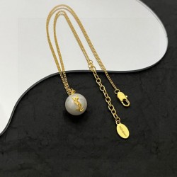 YSL イヴ サンローラン 人気モデル愛用 2024SS ネックレス