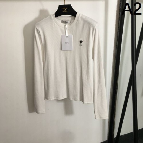 DIOR ディオール 長袖Tシャツ 2024FW 今期新作人気の美ライン DIOR ディオール 長袖Tシャツ 2024FW 今期新作人気の美ライン