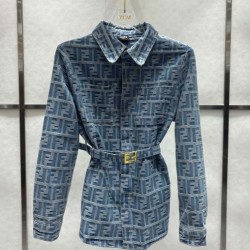 FENDI フェンデイ デニムシャツ 2024FW 今年売れた人気のスタイル