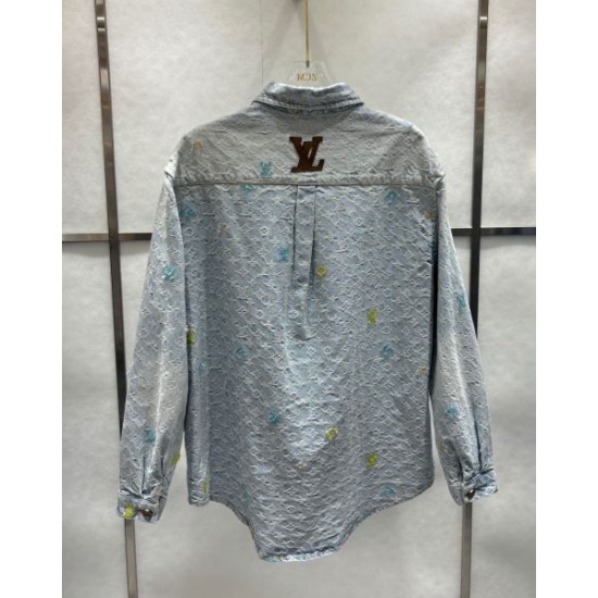 LOUIS VUITTON ルイヴィトン デニムシャツ 2024FW 秋新品日本未展開 LOUIS VUITTON ルイヴィトン デニムシャツ 2024FW 秋新品日本未展開
