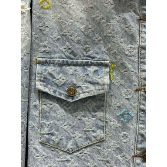LOUIS VUITTON ルイヴィトン デニムシャツ 2024FW 秋新品日本未展開 LOUIS VUITTON ルイヴィトン デニムシャツ 2024FW 秋新品日本未展開