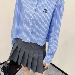 MIU MIU ミュウミュウ 長袖シャツ 2024FW 累積売上総額第１位