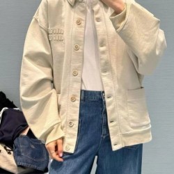 MIU MIU ミュウミュウ デニムシャツ 2024FW 秋季大人気アイテム
