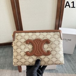 CELINE セリーヌ 2024FW 愛用者多数になる秋季新作 クラッチバッグ